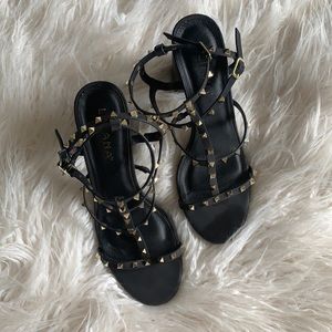 Rockstud Heel Sandals